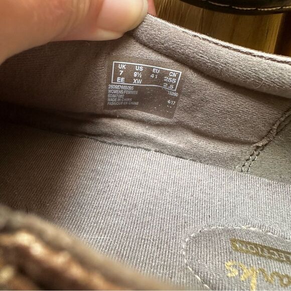 Clarks Womens Ashland Lane Q Loafer Slip on Shoe 9.5W Pewter casual ankle shoe - Picture 7 of 9